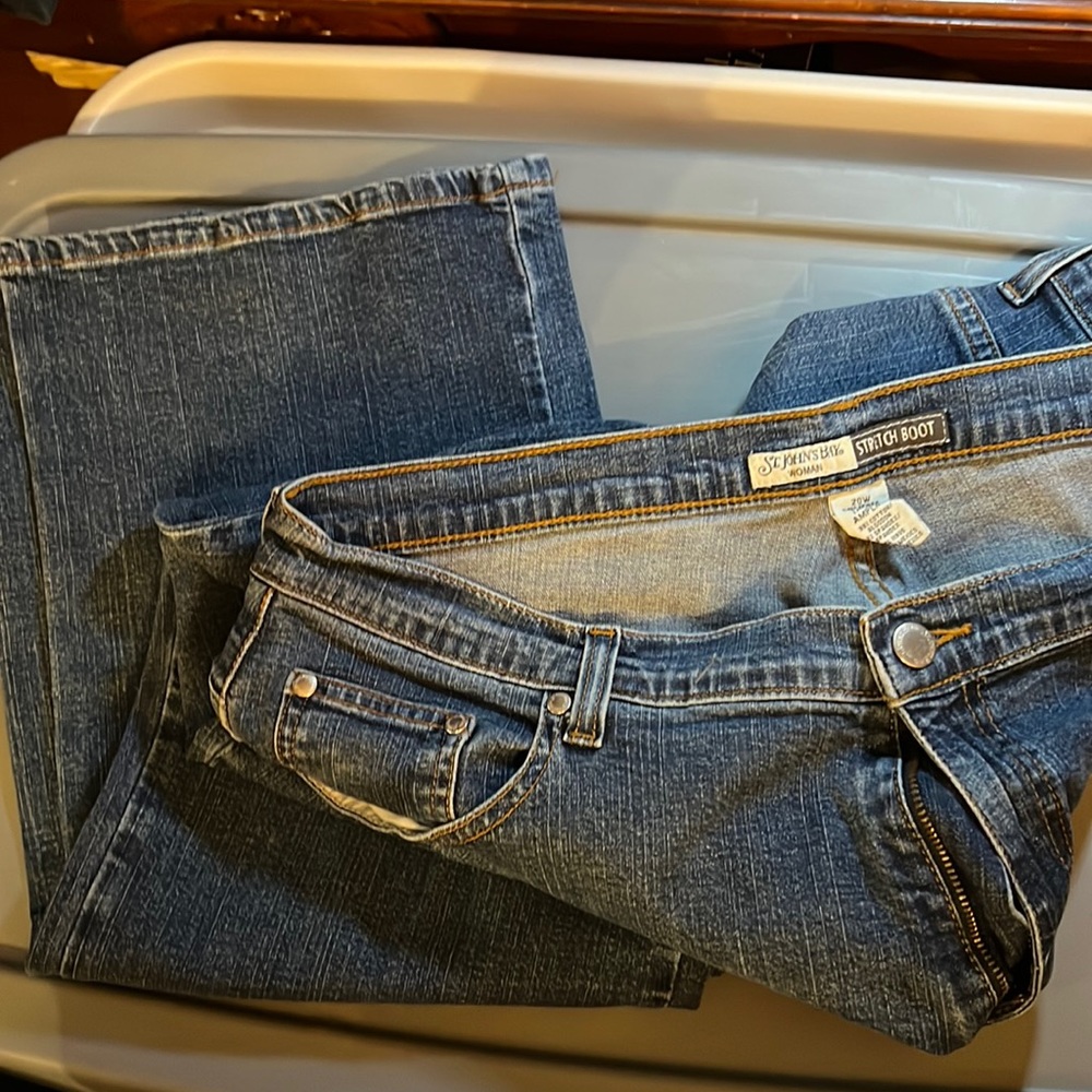 ON HOLD St. John’s bay stretch boot cut jeans
